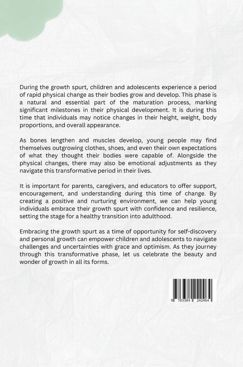 Produktbild: The Growth Spurt: A Time of Rapid Physical Change in Childhood and Adolescence