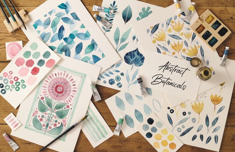 Produktbild: Creative Abstract Watercolor