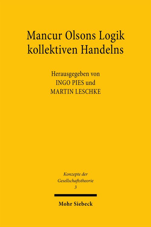 Produktbild: Mancur Olsons Logik kollektiven Handelns