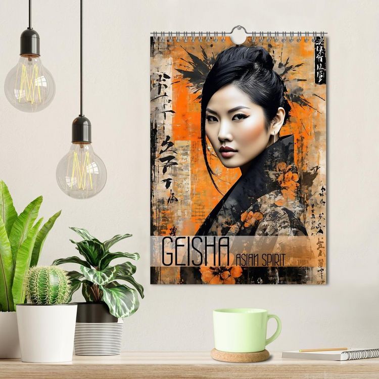 Produktbild: Geisha - Asian Spirit (Wandkalender 2027 DIN A4 hoch), CALVENDO Monatskalender