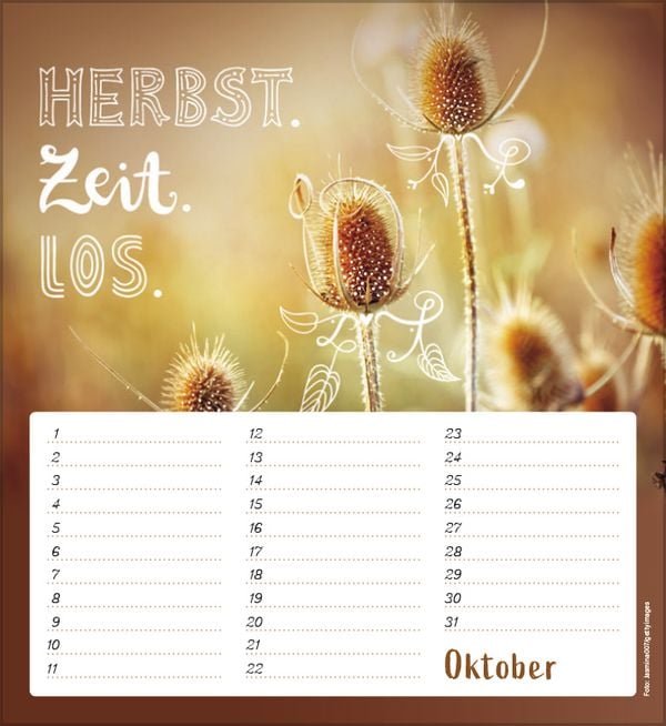 Produktbild: Geburtstagskalender Im herzen barfu&szlig;