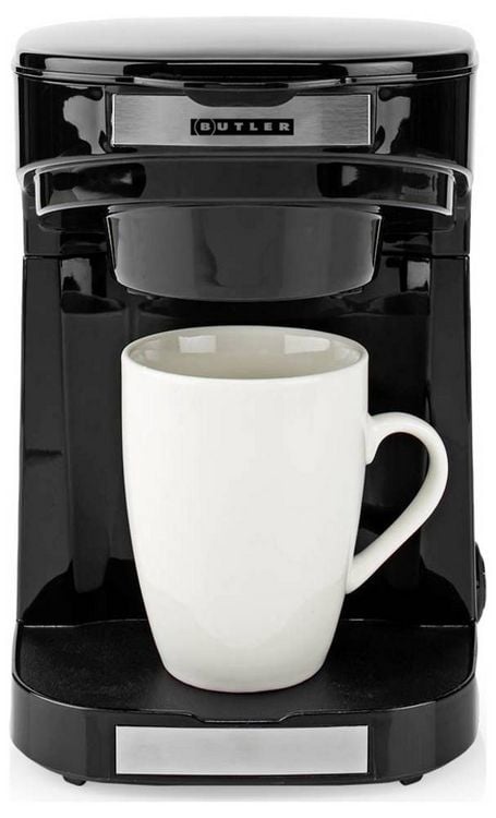 Produktbild: Butler 16100129 Kaffeemaschine Schwarz, Silber