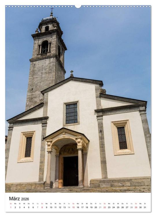 Produktbild: Lago Maggiore - Das Westufer (Wandkalender 2026 DIN A2 hoch), CALVENDO Monatskalender