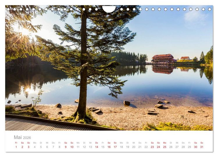 Produktbild: Der Schwarzwald Impressionen (Wandkalender 2026 DIN A4 quer), CALVENDO Monatskalender