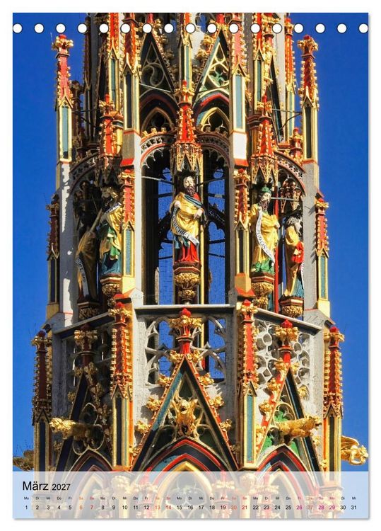 Produktbild: Romantisches Franken (Tischkalender 2027 DIN A5 hoch), CALVENDO Monatskalender