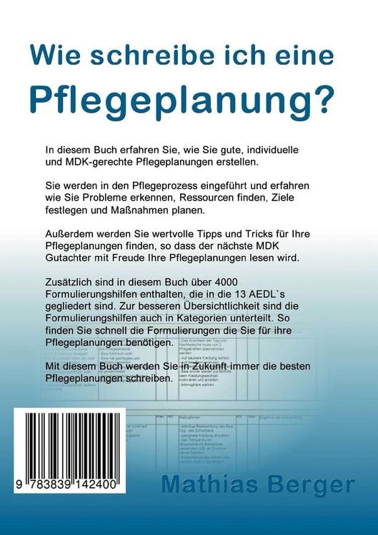 Produktbild: Wie schreibe ich eine Pflegeplanung