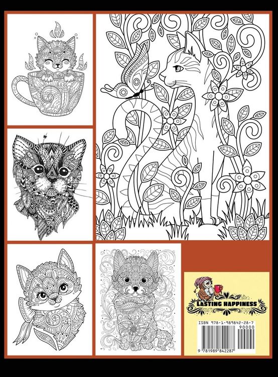 Produktbild: 50 Cat Pictures to Color