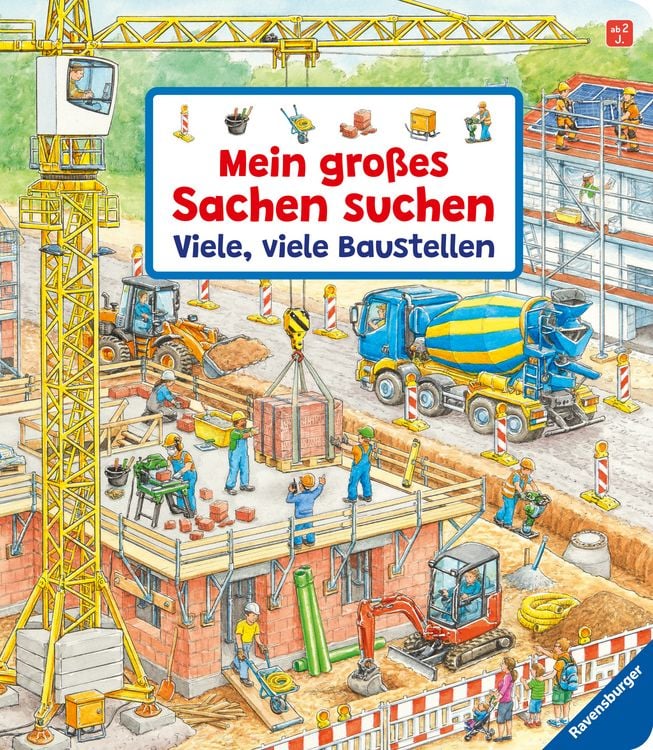 Produktbild: Mein großes Sachen suchen: Viele, viele Baustellen