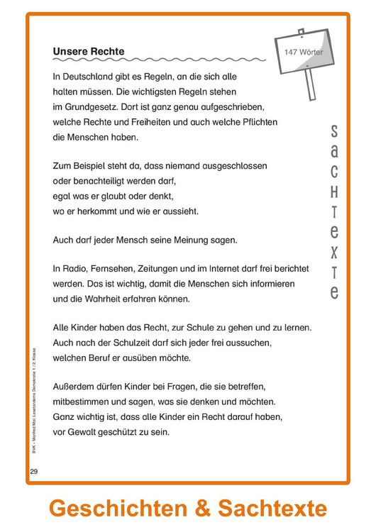 Produktbild: Lesetandems Demokratie 1./2. Klasse