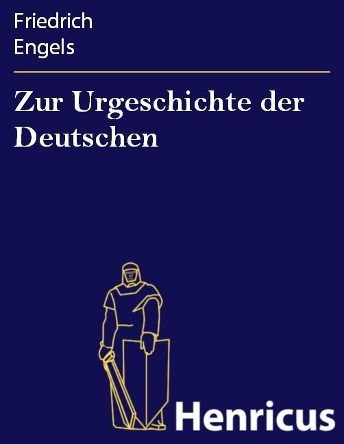 Produktbild: Zur Urgeschichte der Deutschen