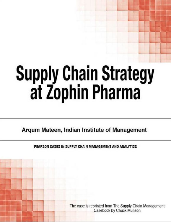 Produktbild: Supply Chain Strategy at Zophin Pharma