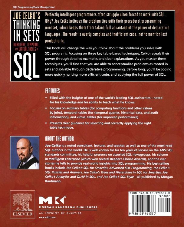 Produktbild: Joe Celko's Thinking in Sets