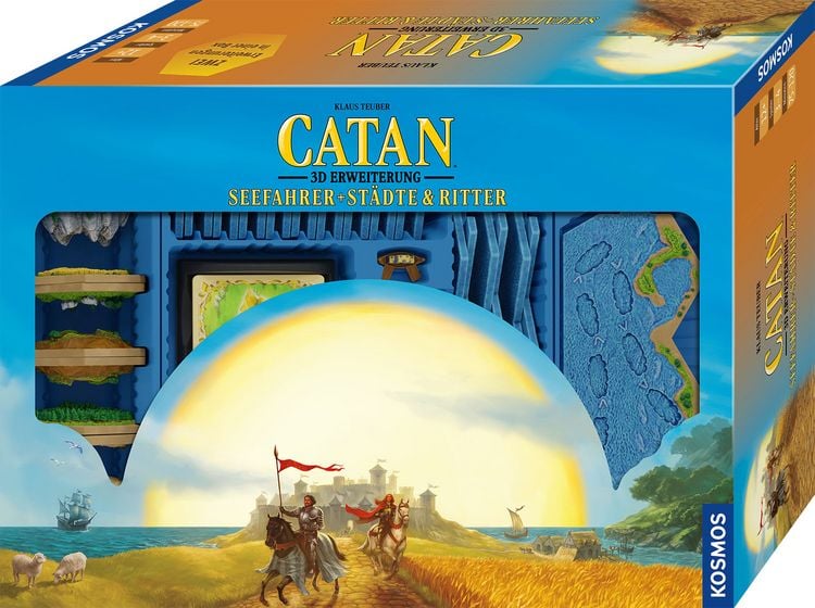 Produktbild: Catan 3D Seefahrer + St&auml;dte & Ritter