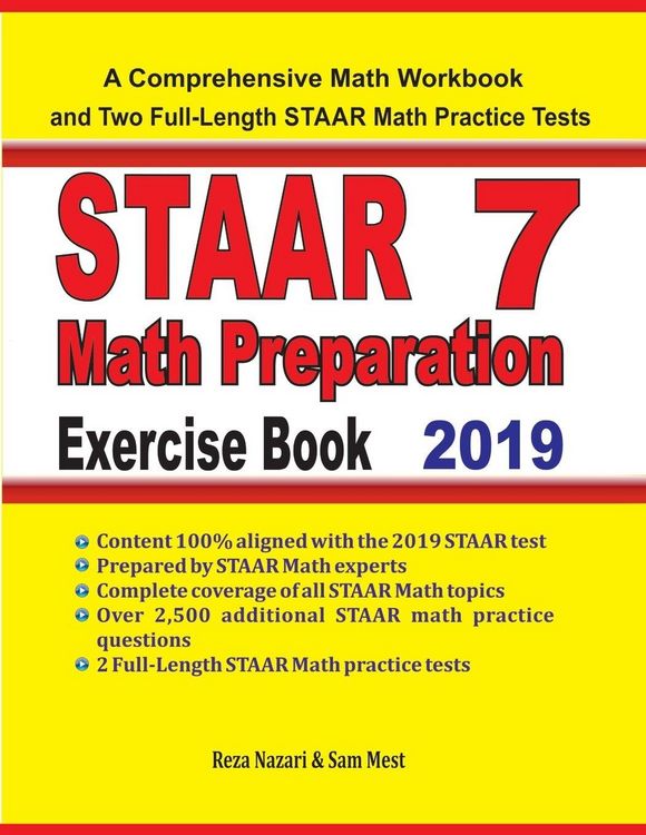 Produktbild: STAAR 7 Math Preparation Exercise Book