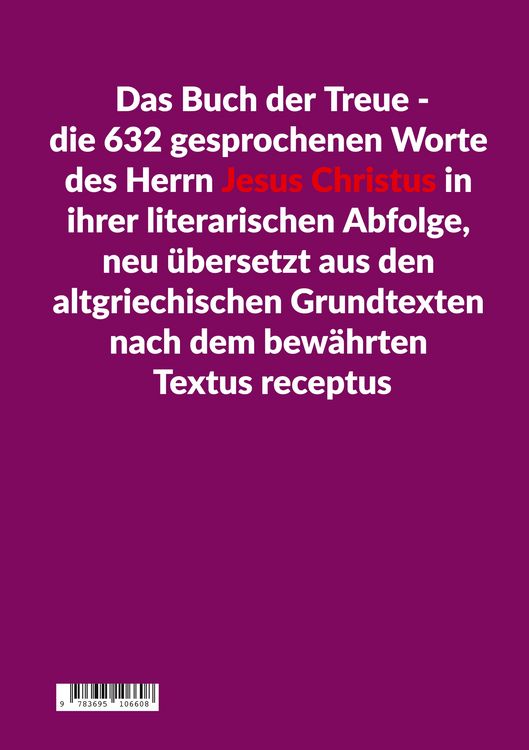 Produktbild: Das Buch der Treue