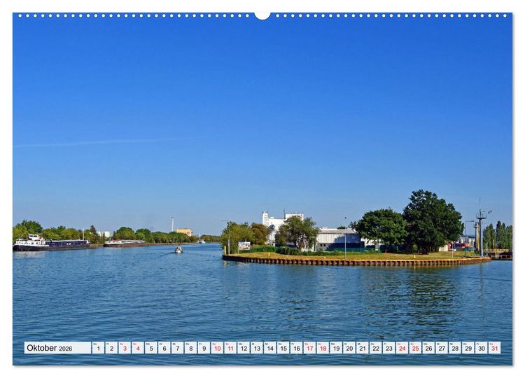 Produktbild: Die alte Stadt MINDEN (hochwertiger Premium Wandkalender 2026 DIN A2 quer), Kunstdruck in Hochglanz