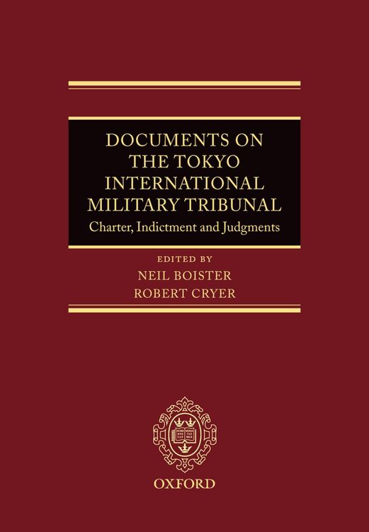Produktbild: Documents on the Tokyo International Military Tribunal