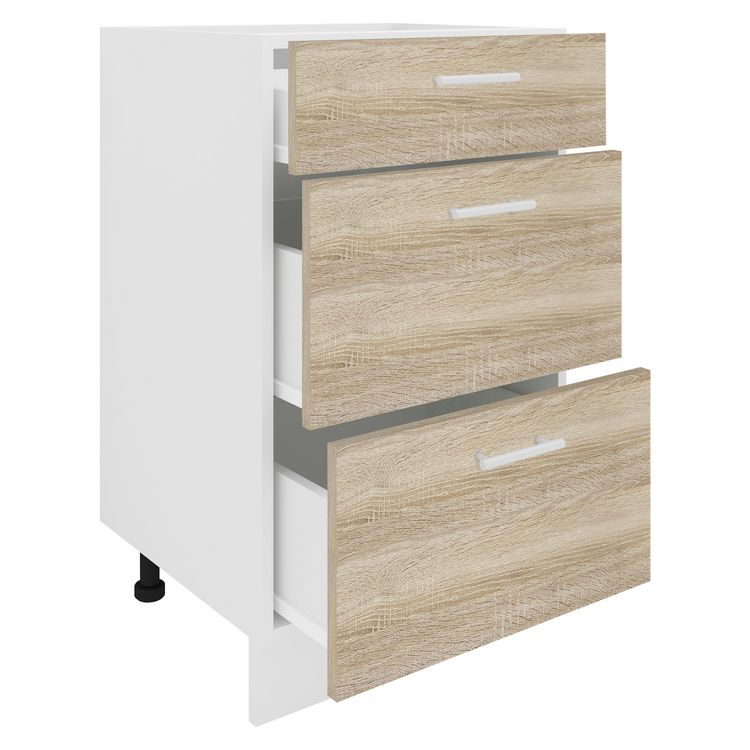 Produktbild: K&uuml;chenschrank B 50 cm Unterschrank Schublade Esilo
