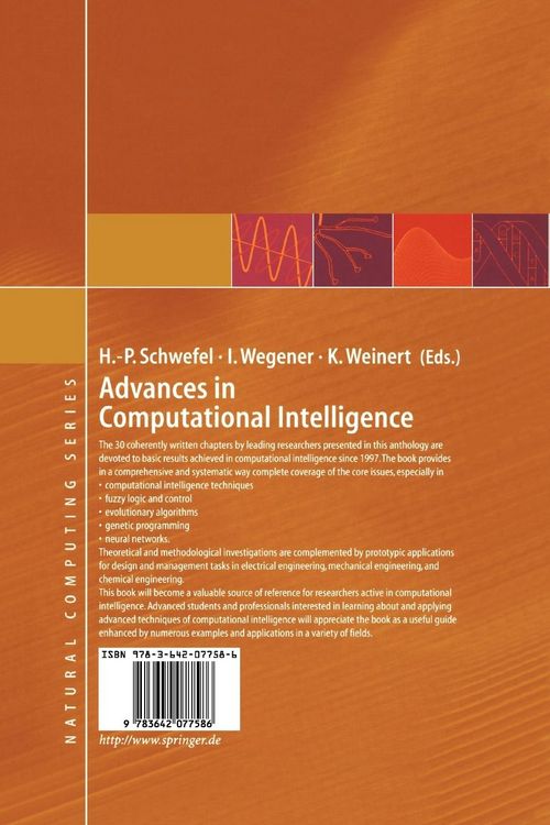 Produktbild: Advances in Computational Intelligence
