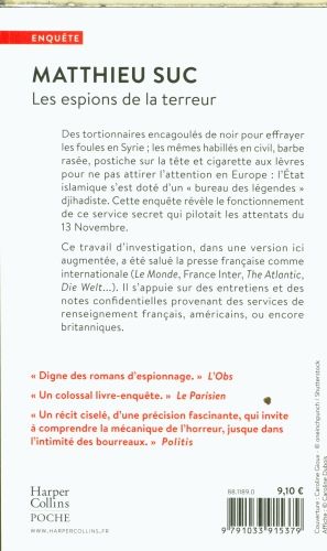 Produktbild: Les espions de la terreur