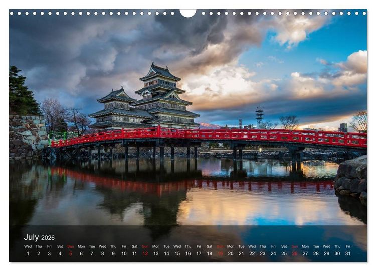 Produktbild: Japan Magic of a great country (Wall Calendar 2026 DIN A3 landscape), CALVENDO 12 Month Wall Calendar
