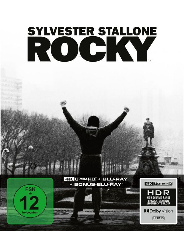 Produktbild: Rocky - Limitiertes 3-Disc-SteelBook (4K Ultra HD + Blu-ray + Bonus-Blu-ray)