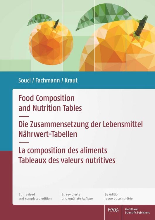 Produktbild: Food Composition and Nutrition Tables