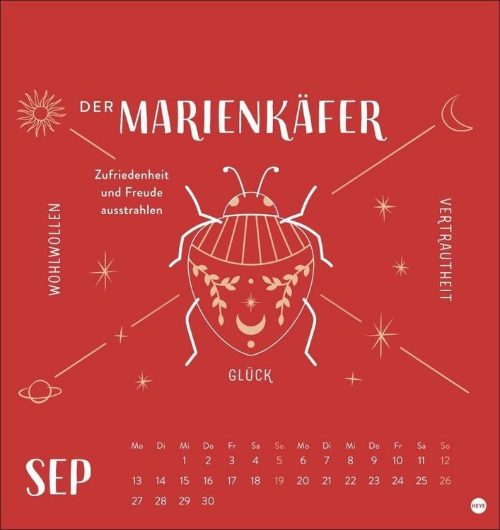 Produktbild: Krafttiere Postkartenkalender 2027