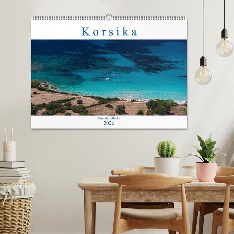 Produktbild: Korsika - Insel des Gl&uuml;cks (Wandkalender 2026 DIN A2 quer), CALVENDO Monatskalender
