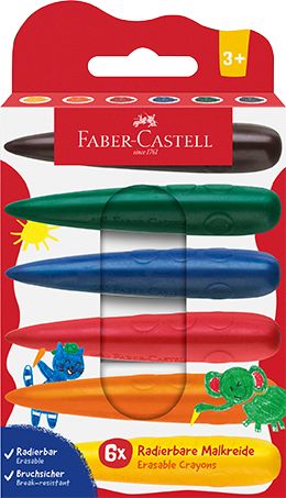 Produktbild: FABER-CASTELL Malkreide Finger 6 St&uuml;ck