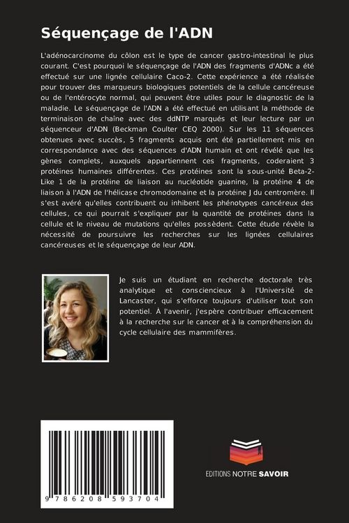 Produktbild: S&eacute;quen&ccedil;age de l'ADN