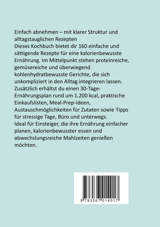 Produktbild: Die 1200-Kalorien-Di&auml;t f&uuml;r Anf&auml;nger