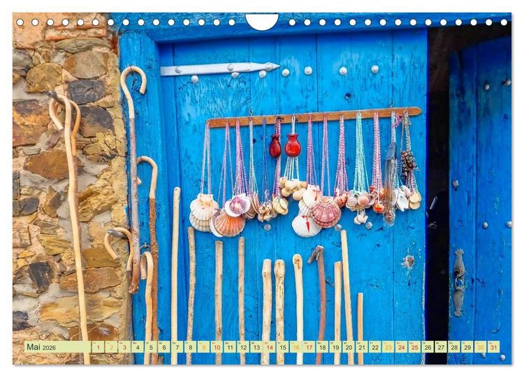 Produktbild: Jakobsweg - pilgern auf dem Camino de Santiago (Wandkalender 2026 DIN A4 quer), CALVENDO Monatskalender