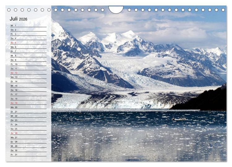 Produktbild: Alaska - Weites Land (Wandkalender 2026 DIN A4 quer), CALVENDO Monatskalender