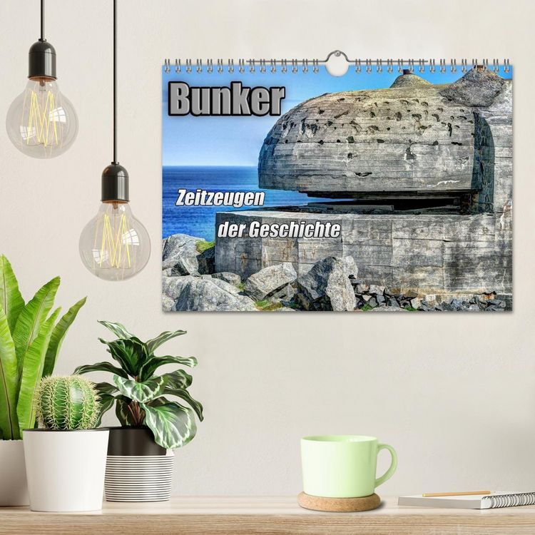 Produktbild: Bunker Zeitzeugen der Geschichte (Wandkalender 2026 DIN A4 quer), CALVENDO Monatskalender