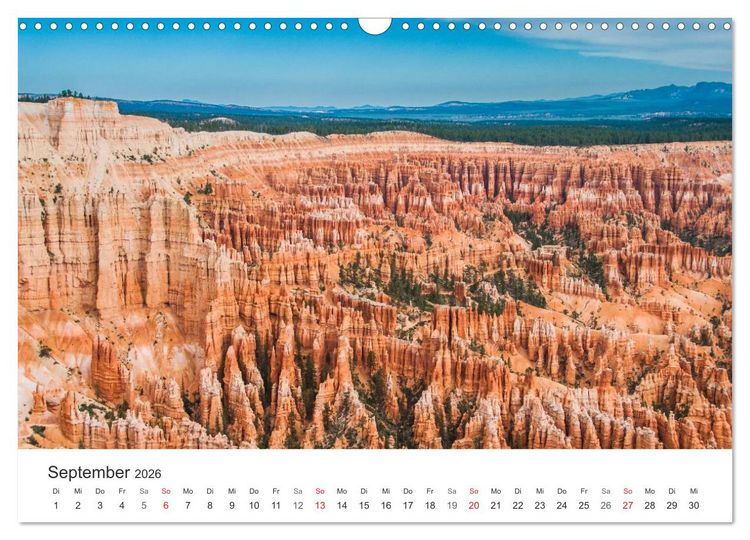 Produktbild: USA &ndash; Landschaft und Sehnsucht (Wandkalender 2026 DIN A3 quer), CALVENDO Monatskalender