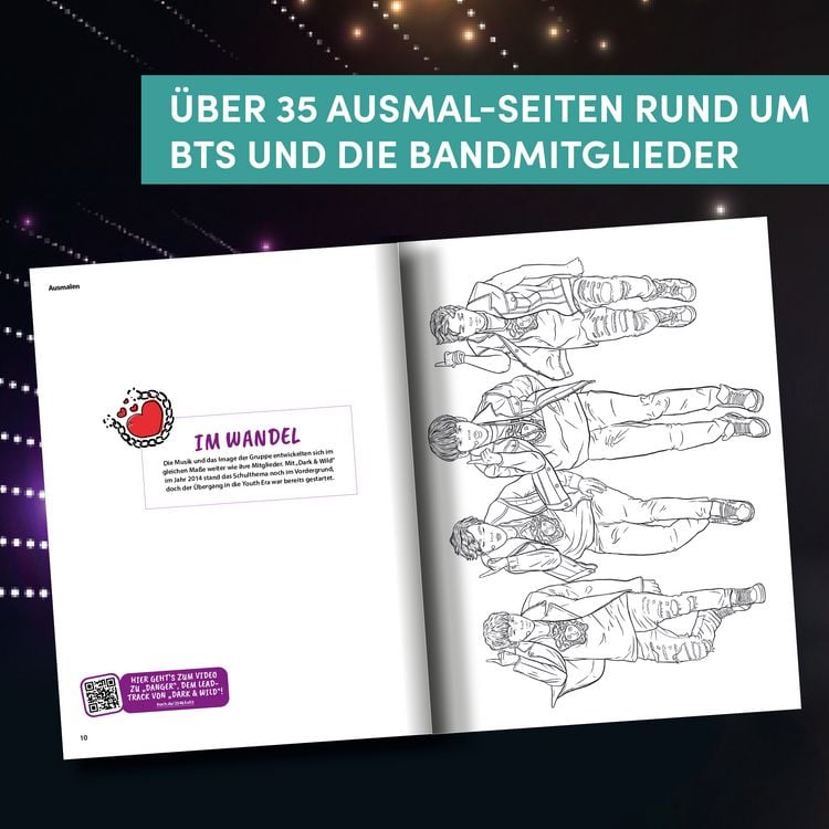 Produktbild: BTS: Das inoffizielle Ausmal- & Kreativbuch