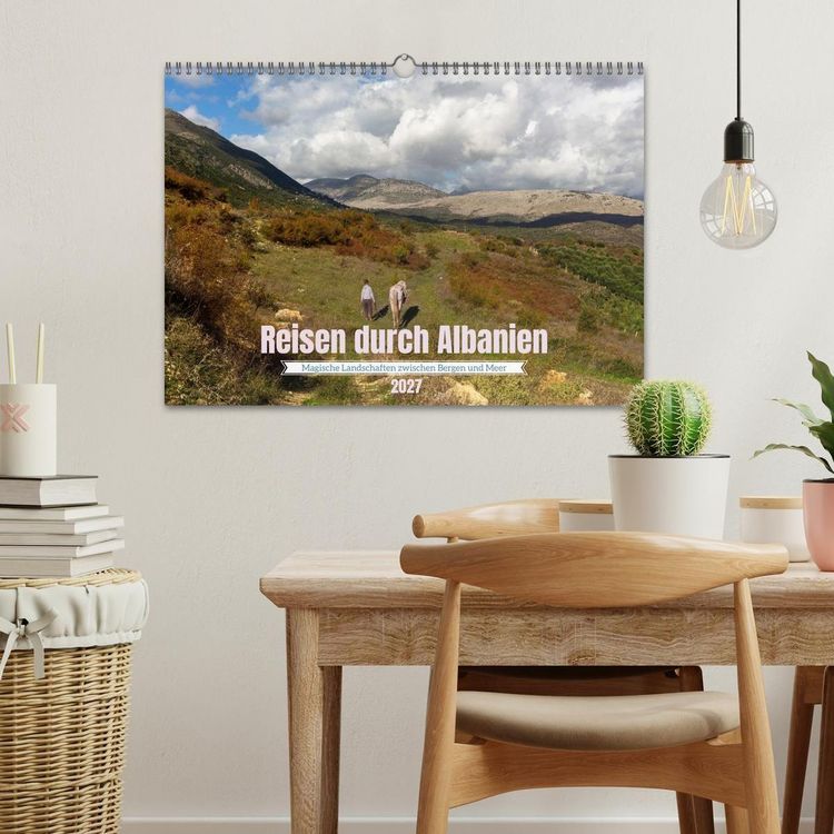 Produktbild: Reisen durch Albanien - Magische Landschaften zwischen Bergen und Meer (Wandkalender 2027 DIN A3 quer), CALVENDO Monatskalender