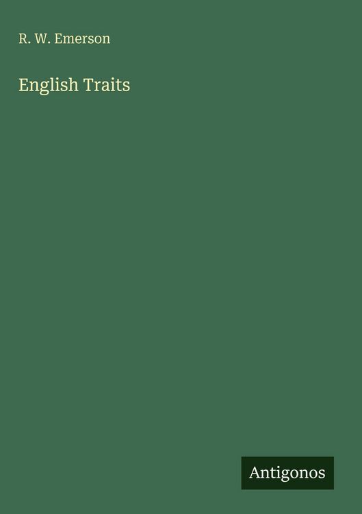 Produktbild: English Traits