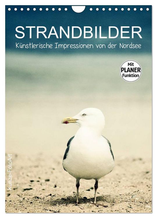 Produktbild: Strandbilder - K&uuml;nstlerische Impressionen von der Nordsee (Wandkalender 2026 DIN A4 hoch), CALVENDO Monatskalender