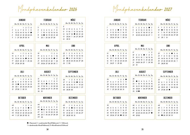 Produktbild: Mein Mondphasen-Journal