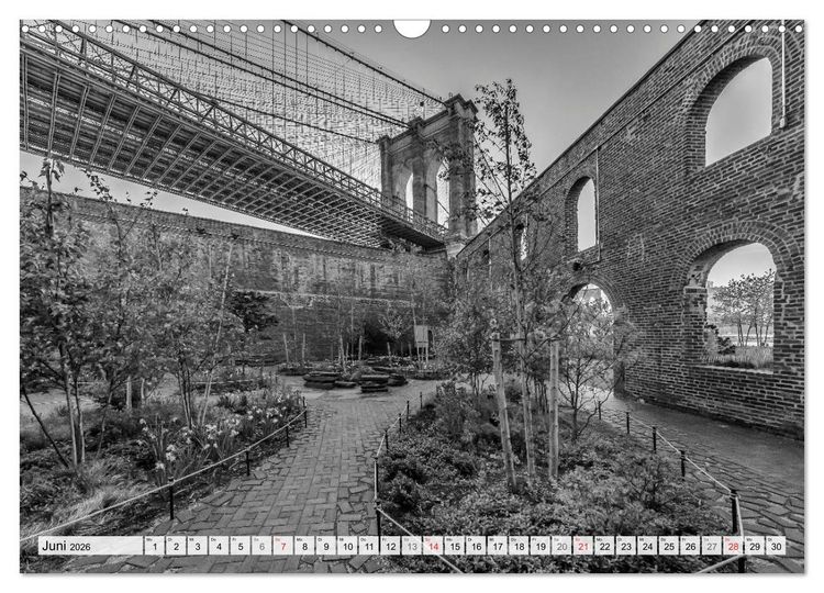 Produktbild: BROOKLYN BRIDGE Das Wahrzeichen von New York City (Wandkalender 2026 DIN A3 quer), CALVENDO Monatskalender