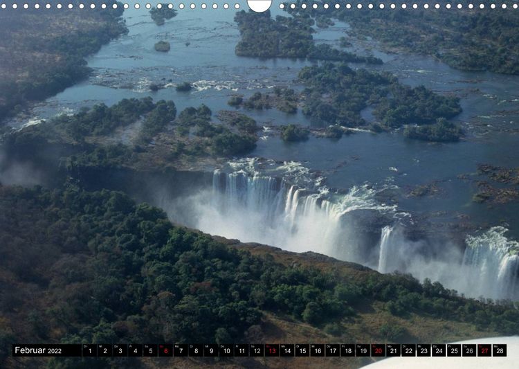 Produktbild: Victoria Wasserf&auml;lle (Wandkalender 2022 DIN A3 quer)