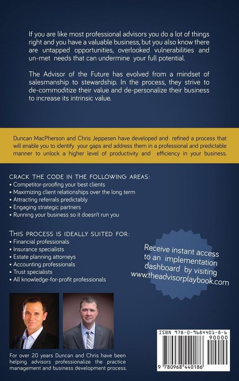Produktbild: The Advisor Playbook
