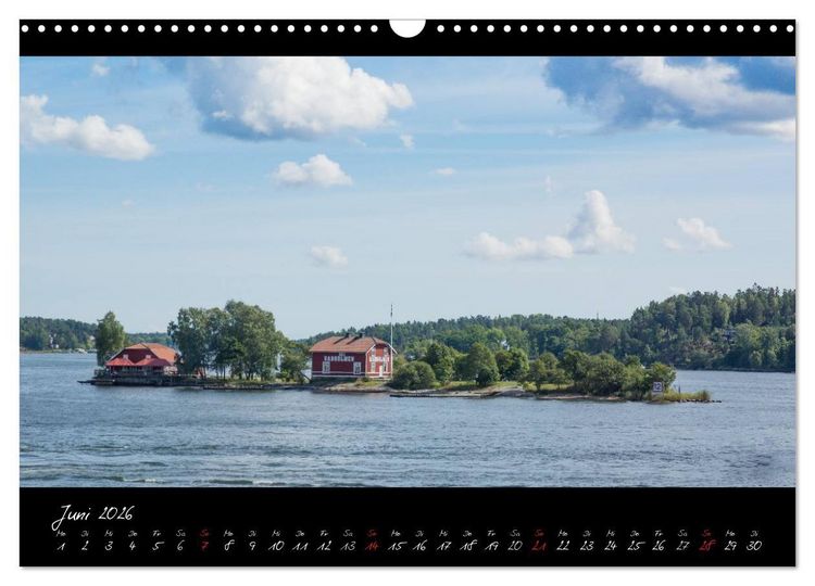 Produktbild: Stockholm und seine Sch&auml;ren (Wandkalender 2026 DIN A3 quer), CALVENDO Monatskalender