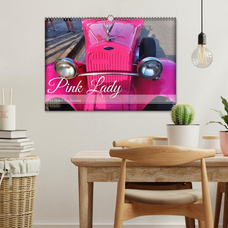 Produktbild: Pink Lady - Ford Modell A in Havanna (Wandkalender 2026 DIN A3 quer), CALVENDO Monatskalender