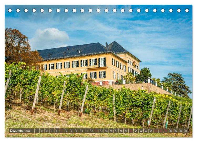 Produktbild: Kulturlandschaft Rheingau (Tischkalender 2026 DIN A5 quer), CALVENDO Monatskalender