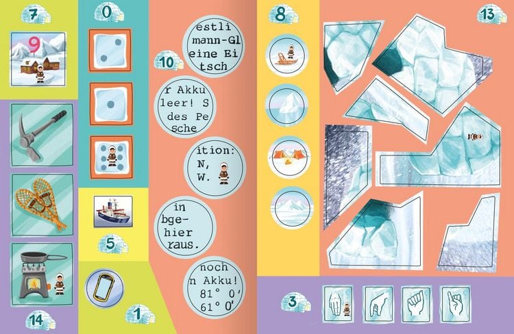 Produktbild: Escape-Stickerbuch &ndash; Gefangen in der Eish&ouml;hle
