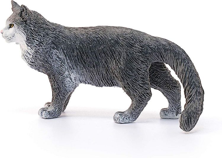 schleich® 13893 - Farm World, Maine-Coon-Katze, Tierfigur, Höhe: 4,1 cm ...