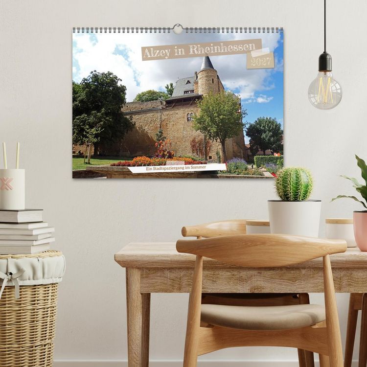 Produktbild: Alzey in Rheinhessen Ein Stadtspaziergang im Sommer (Wandkalender 2027 DIN A3 quer), CALVENDO Monatskalender